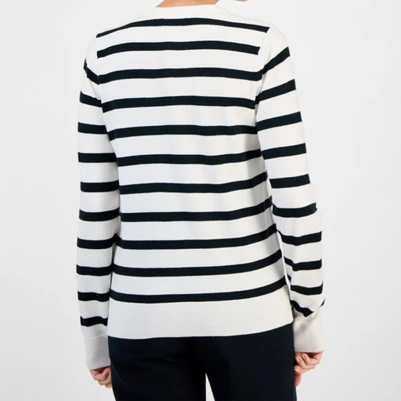 STYLE & CO WOMEN'S RELAXED STRIPED SWEATER NWT - Picture 3 of 4